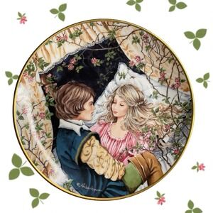 Vtg KAISER Porcelain Collector's Plate "Sleeping Beauty" G. Neubacher W. Germany